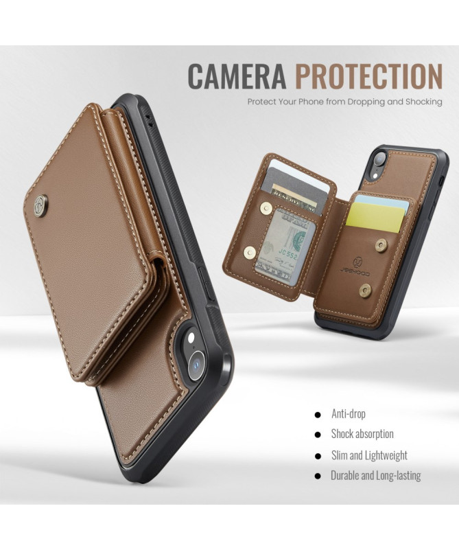 Carrilo - Coque iPhone XR avec Porte-Cartes Magnétique