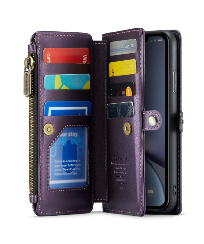 Väska - Housse iPhone XR Portefeuille avec Bandoulière