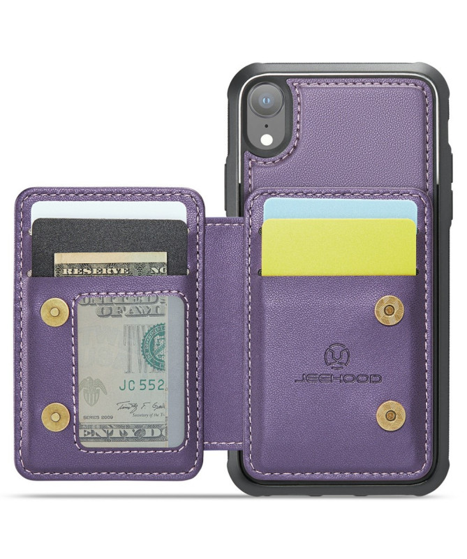 Carrilo - Coque iPhone XR avec Porte-Cartes Magnétique