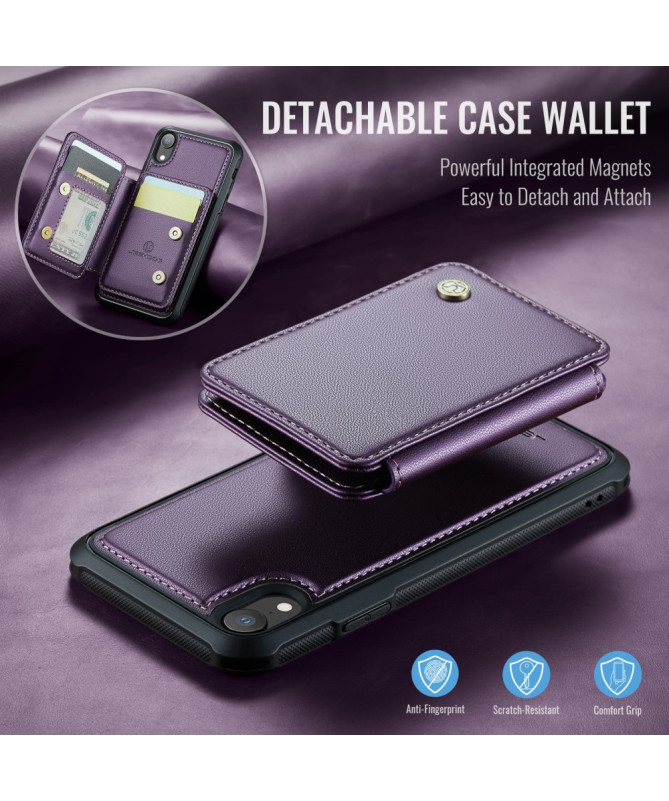 Carrilo - Coque iPhone XR avec Porte-Cartes Magnétique