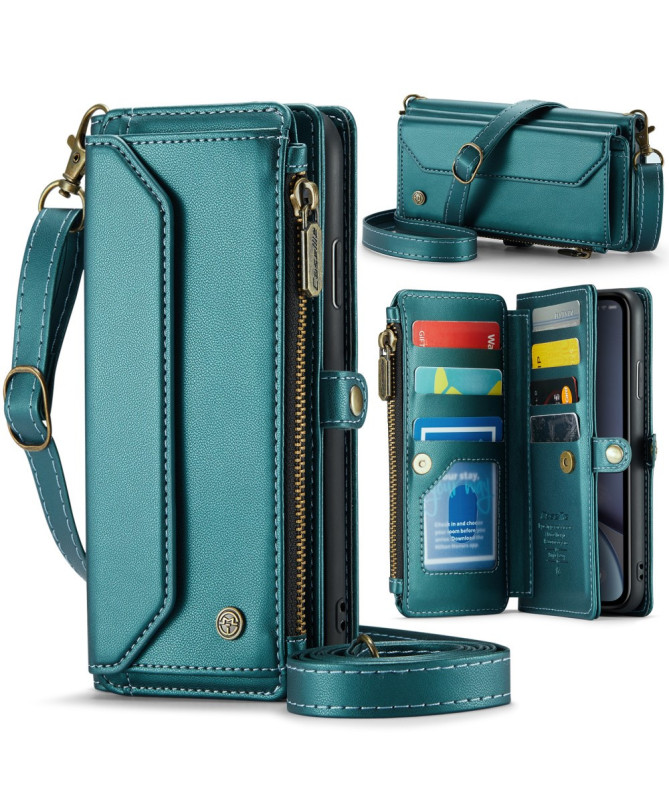 Väska - Housse iPhone XR Portefeuille avec Bandoulière