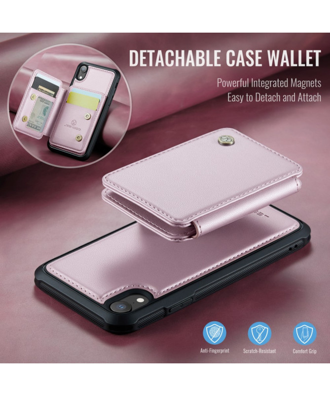 Carrilo - Coque iPhone XR avec Porte-Cartes Magnétique