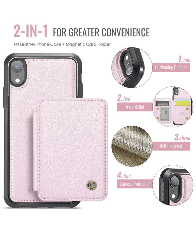 Carrilo - Coque iPhone XR avec Porte-Cartes Magnétique