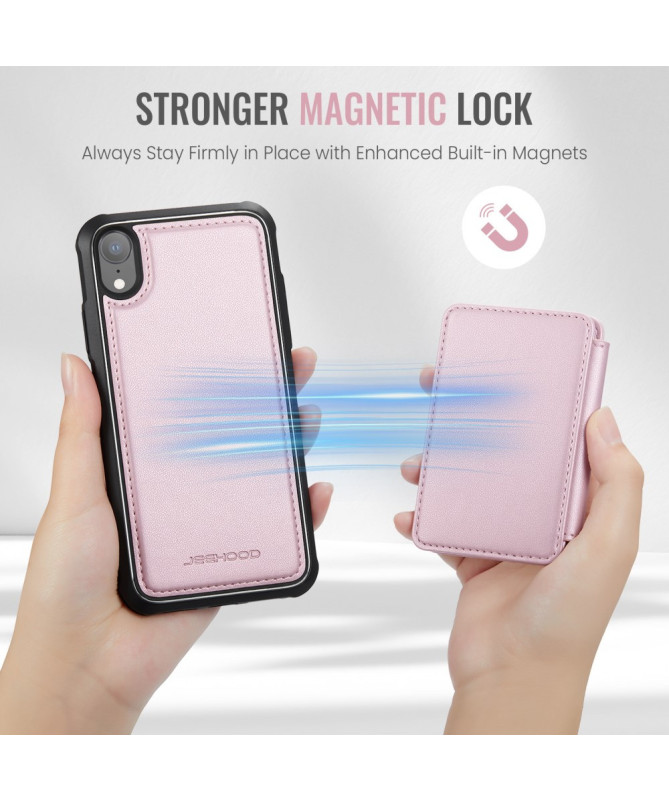 Carrilo - Coque iPhone XR avec Porte-Cartes Magnétique