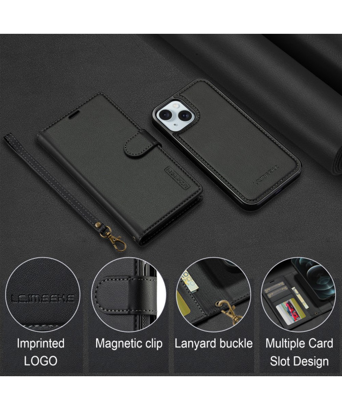 Luxora - Coque et Étui Portefeuille Magnétique pour iPhone 14 Plus