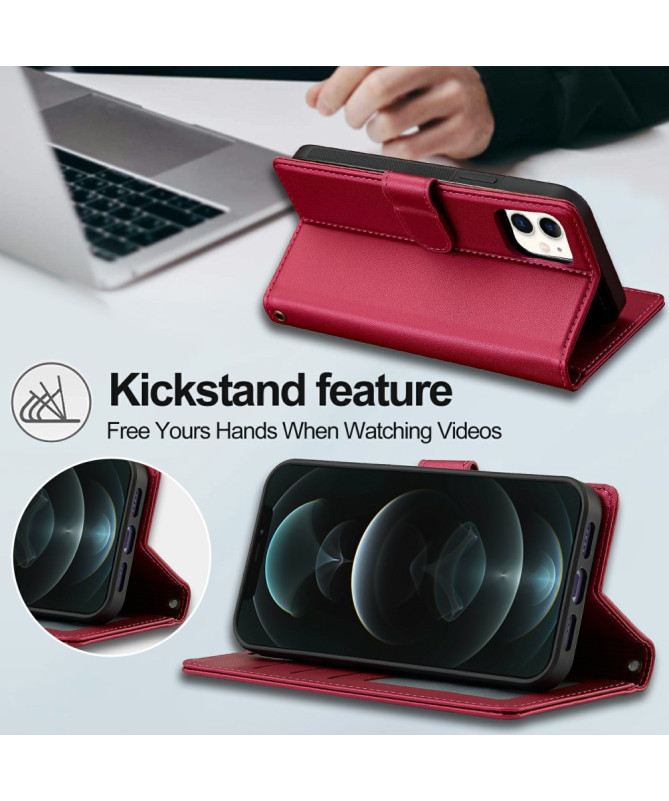 Luxora - Coque et Étui Portefeuille Magnétique pour iPhone 14 Plus