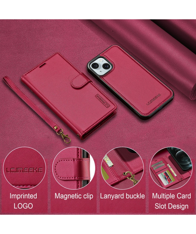 Luxora - Coque et Étui Portefeuille Magnétique pour iPhone 14 Plus