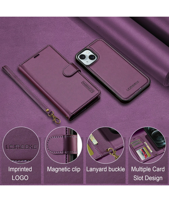 Luxora - Coque et Étui Portefeuille Magnétique pour iPhone 14 Plus