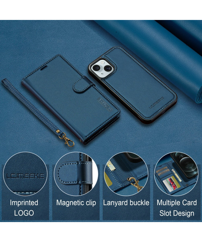 Luxora - Coque et Étui Portefeuille Magnétique pour iPhone 14 Plus