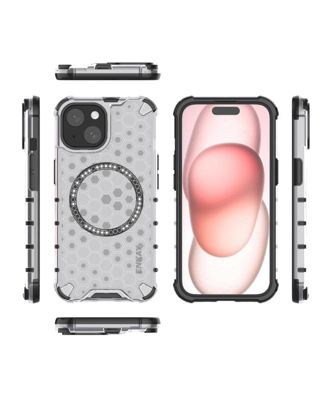 MagNetix - Coque iPhone 14 Plus avec Design Alvéolé et Protection écran