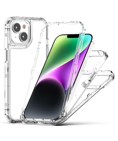 CrystalGuard - Coque Transparente Anti-Choc pour iPhone 14 Plus