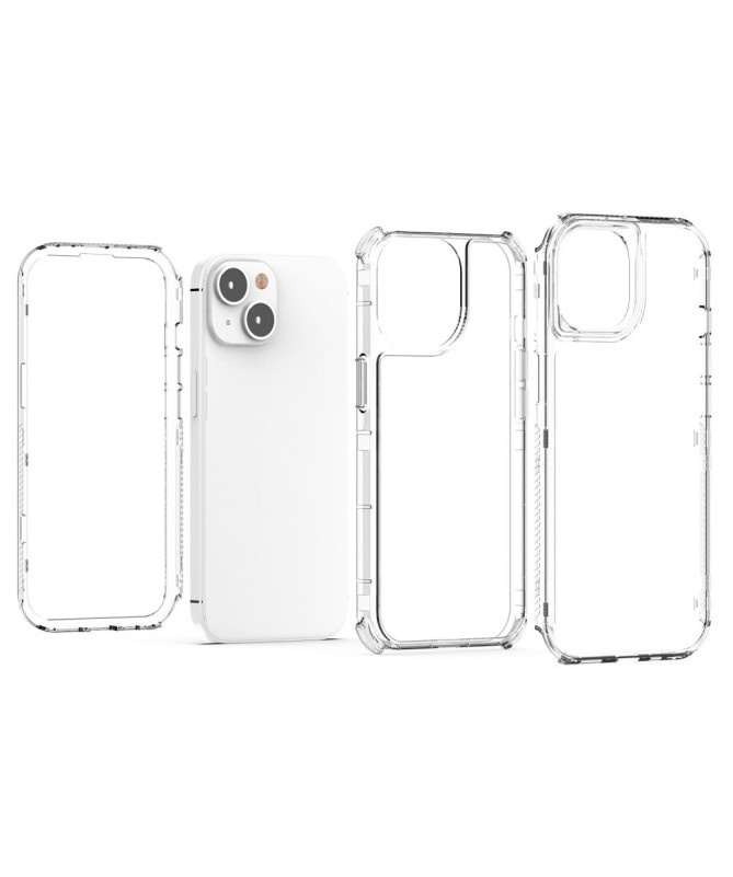 CrystalGuard - Coque Transparente Anti-Choc pour iPhone 14 Plus