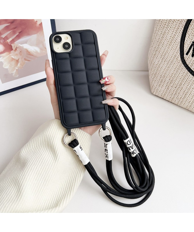 GridFlex - Coque iPhone 14 Plus avec Cordon Résistant