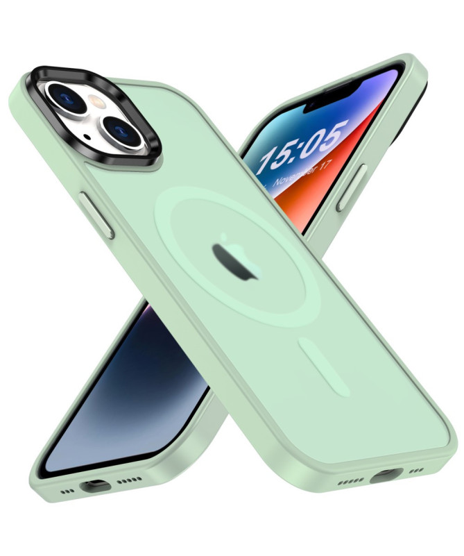 Clario - Coque iPhone 14 Plus MagSafe Transparente