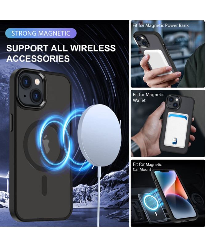 Clario - Coque iPhone 14 Plus MagSafe Transparente