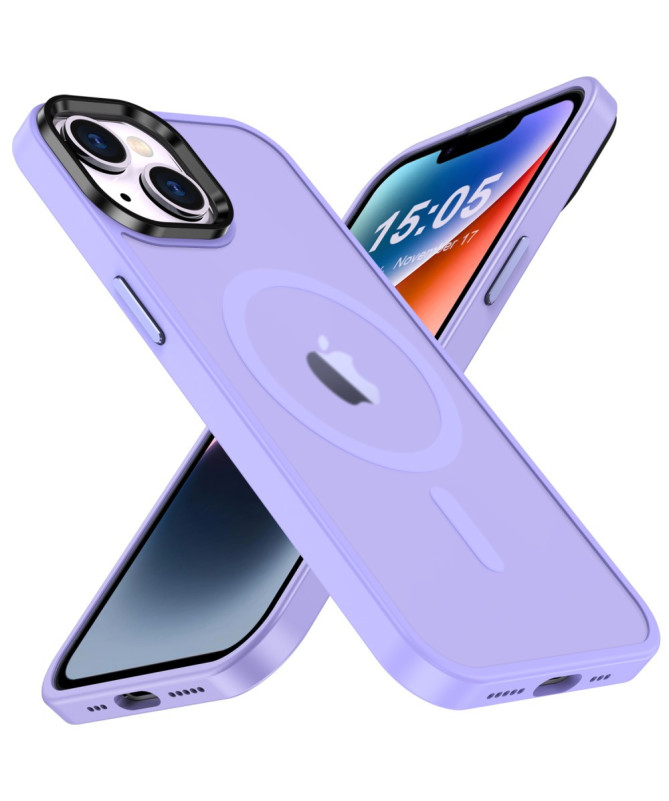 Clario - Coque iPhone 14 Plus MagSafe Transparente