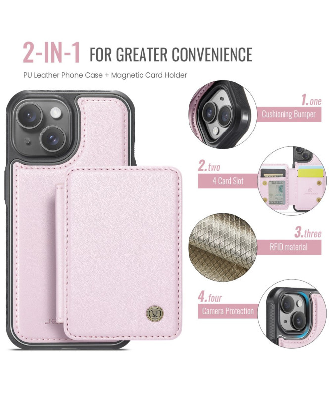 Carrilo - Coque iPhone 14 Plus avec Porte-Cartes Magnétique