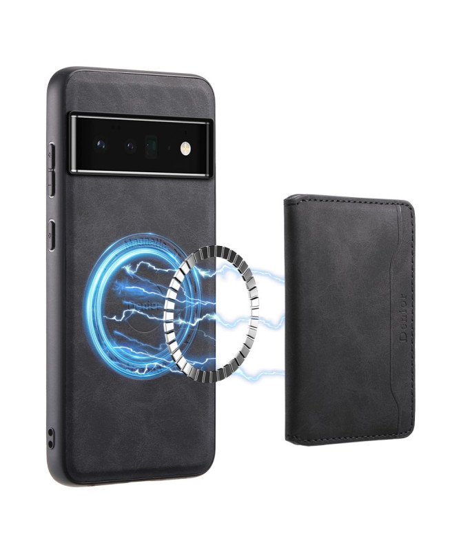 Denior D13 - Coque Rétro Pixel 6 Pro avec Porte-Cartes Détachable