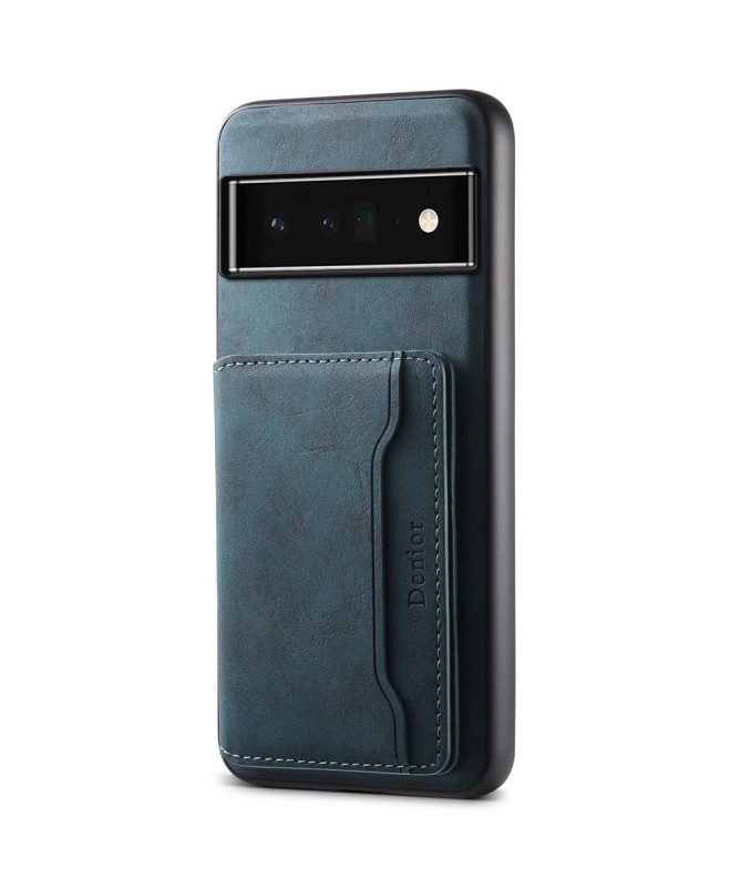 Denior D13 - Coque Rétro Pixel 6 Pro avec Porte-Cartes Détachable