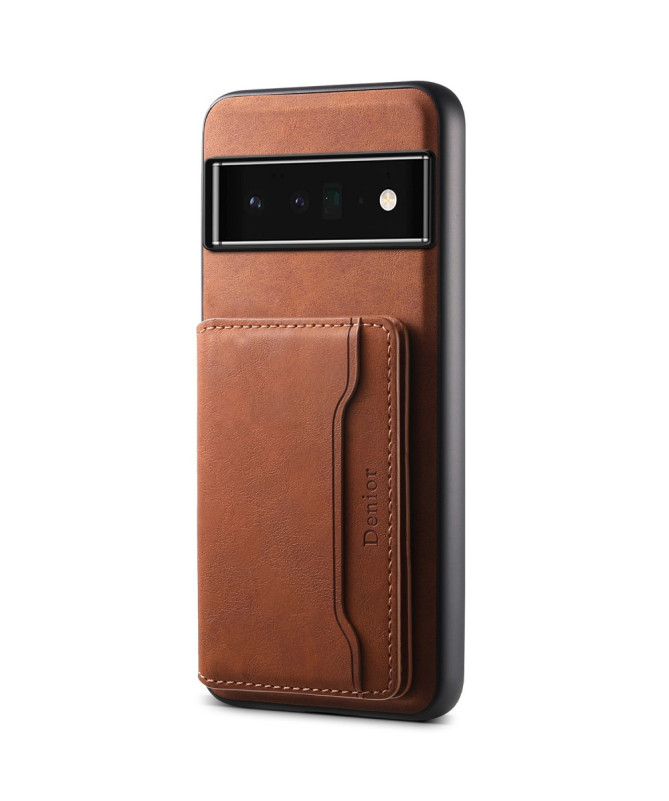 Denior D13 - Coque Rétro Pixel 6 Pro avec Porte-Cartes Détachable