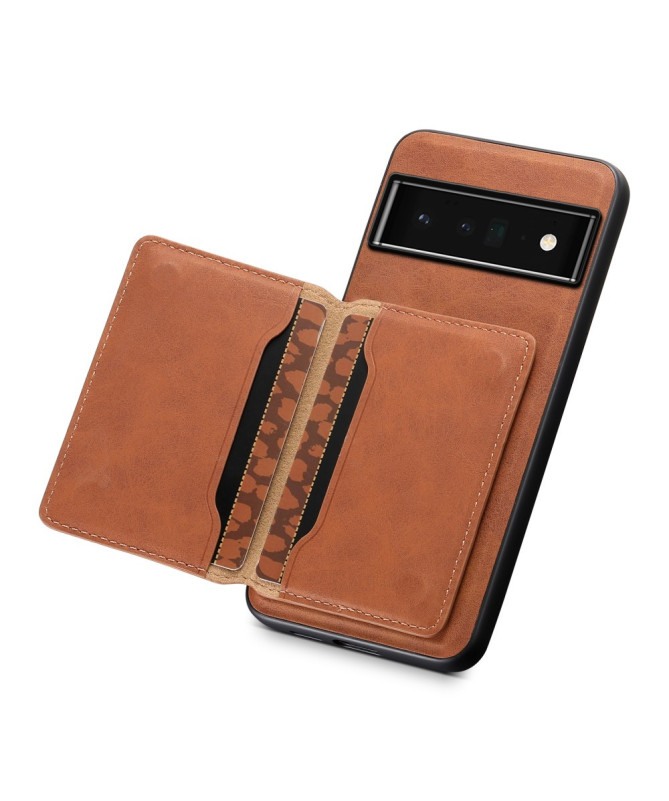 Denior D13 - Coque Rétro Pixel 6 Pro avec Porte-Cartes Détachable