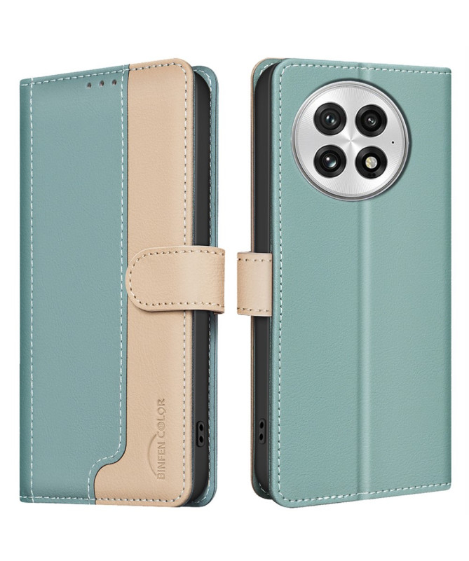 SOPHIE - Housse OnePlus 13 Bicolore Portefeuille