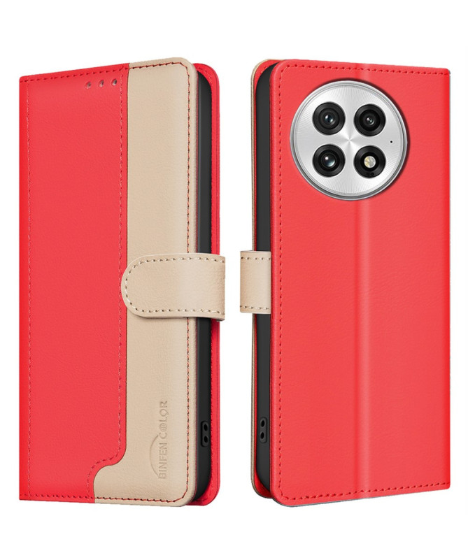 SOPHIE - Housse OnePlus 13 Bicolore Portefeuille