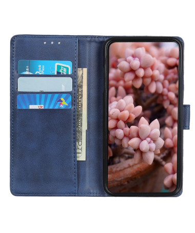 Zentro - Housse OnePlus 13 Simili Cuir Mat Bleu marine - photo 6