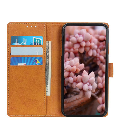 Zentro - Housse OnePlus 13 Simili Cuir Mat Marron Clair - photo 10