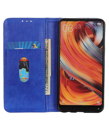 Lagera - Housse OnePlus 13 Cuir Fendu Bleu - photo 6