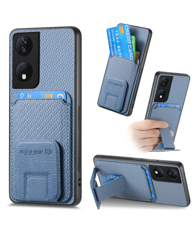 Fibra - Coque Honor 90 Smart avec Texture Fibre de Carbone