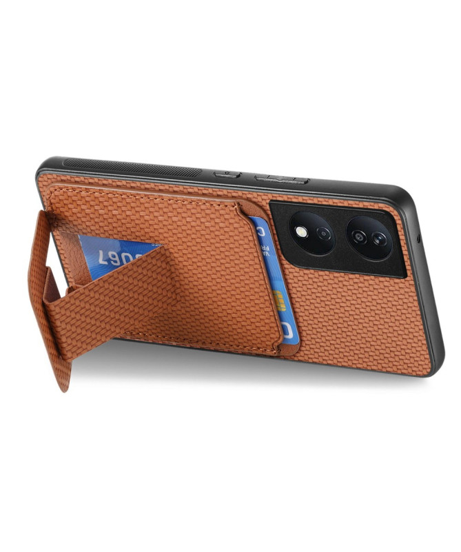 Fibra - Coque Honor 90 Smart avec Texture Fibre de Carbone