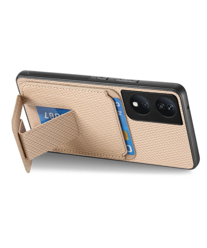 Fibra - Coque Honor 90 Smart avec Texture Fibre de Carbone