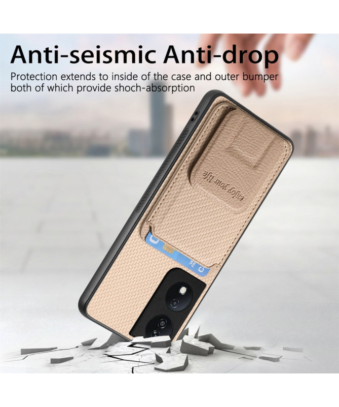 Fibra - Coque Honor 90 Smart avec Texture Fibre de Carbone