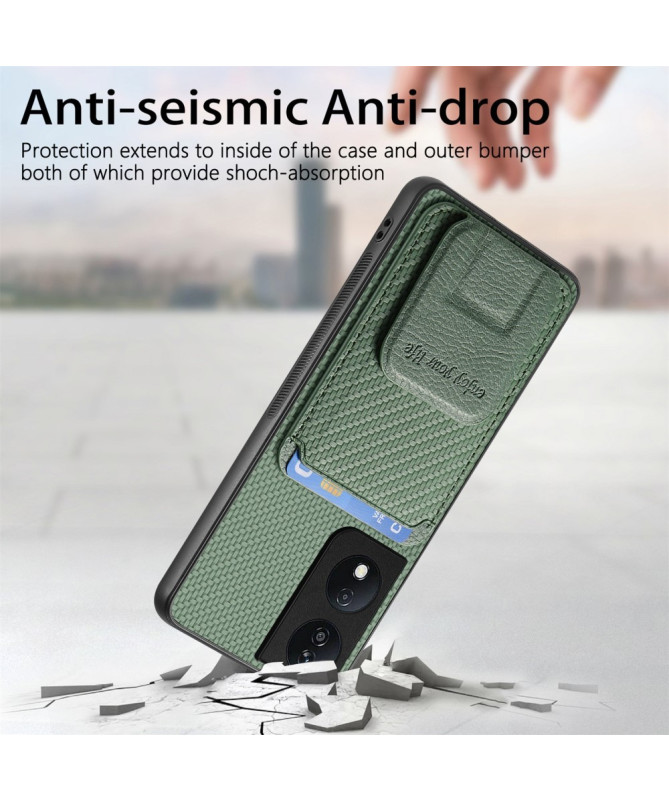 Fibra - Coque Honor 90 Smart avec Texture Fibre de Carbone