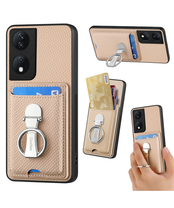 CARBOPRIME - Coque Honor 90 Smart avec Support Anneau