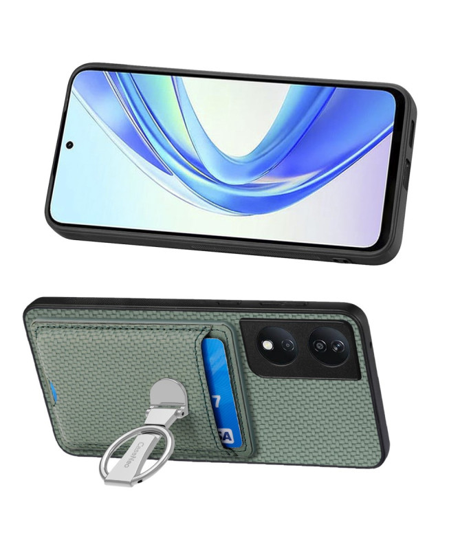 CARBOPRIME - Coque Honor 90 Smart avec Support Anneau