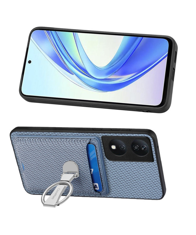 CARBOPRIME - Coque Honor 90 Smart avec Support Anneau