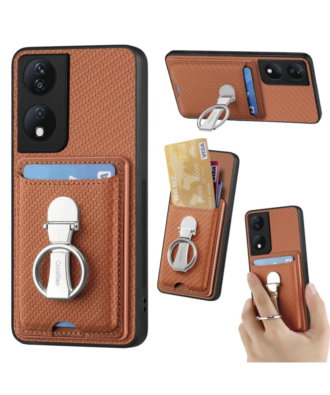 CARBOPRIME - Coque Honor 90 Smart avec Support Anneau