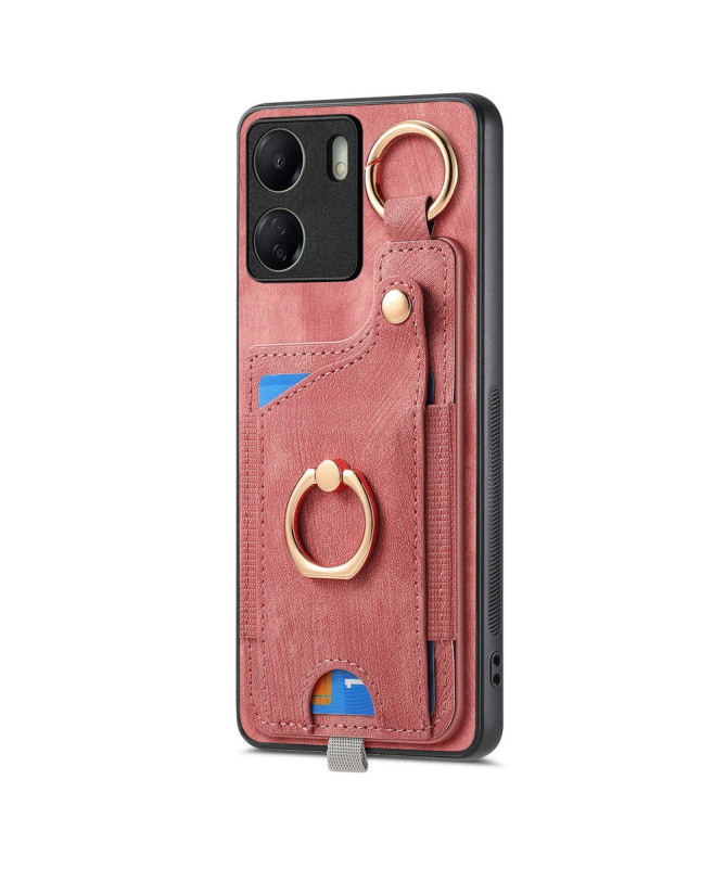 VINTA - Coque Xiaomi Redmi 13C / Poco C65 Portefeuille en Cuir Vintage