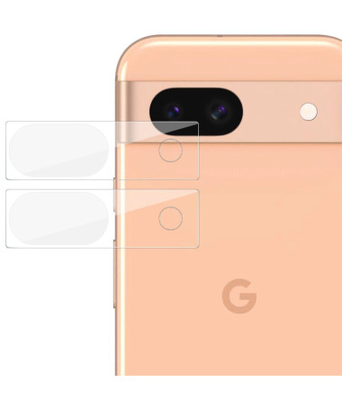 Verre trempé Google Pixel 8a pour lentille arrière (2 pièces)