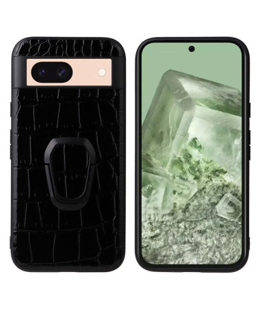 Lacerta - Coque Google Pixel 8a Crocodile avec anneau