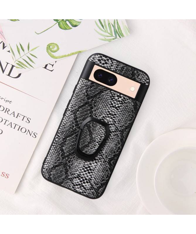 Python - Coque Google Pixel 8a Snake Texture avec anneau