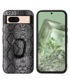 Python - Coque Google Pixel 8a Snake Texture avec anneau