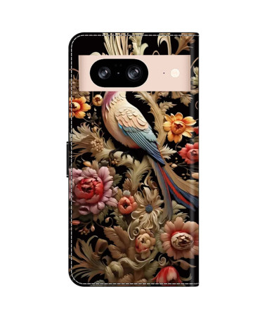 Harmonia - Housse Google Pixel 8a Vintage Flower and Bird