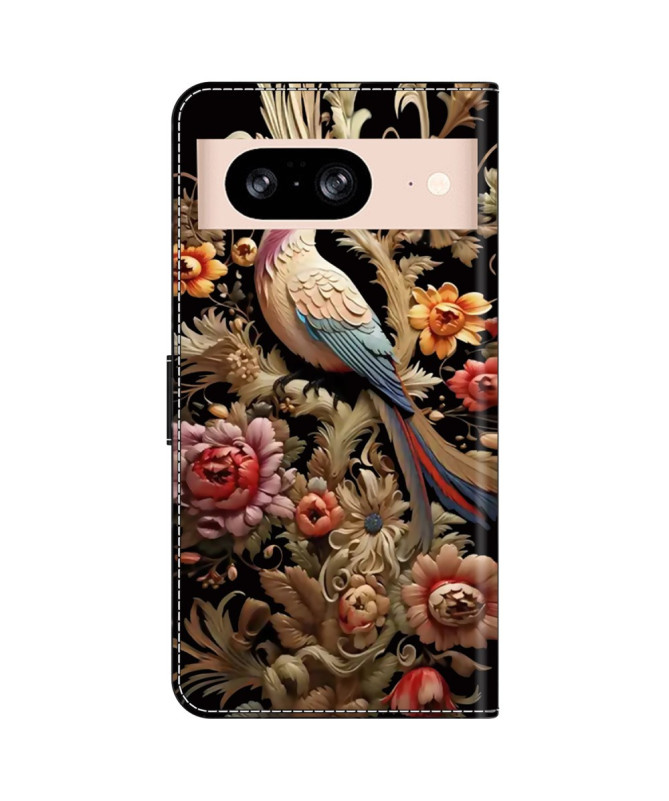 Harmonia - Housse Google Pixel 8a Vintage Flower and Bird