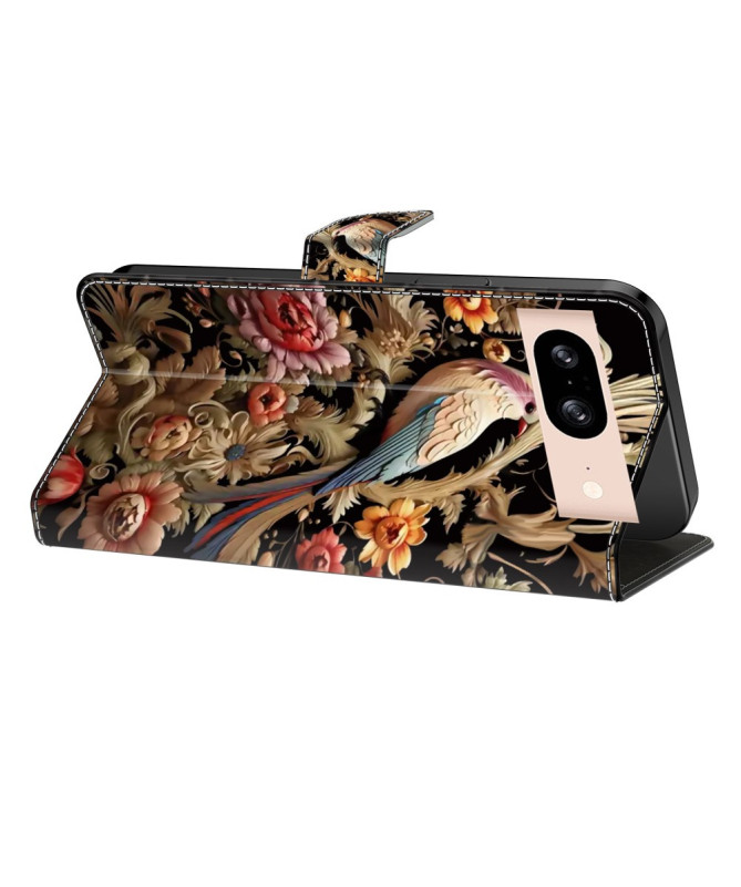 Harmonia - Housse Google Pixel 8a Vintage Flower and Bird