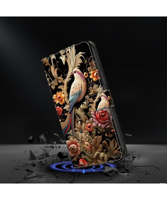 Harmonia - Housse Google Pixel 8a Vintage Flower and Bird