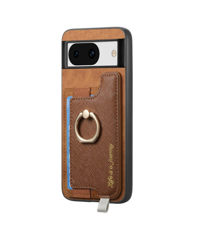 KARTER - Coque Google Pixel 8a avec Porte-Carte Détachable et Anneau