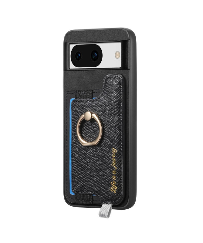 KARTER - Coque Google Pixel 8a avec Porte-Carte Détachable et Anneau